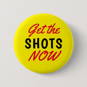 Bóton Redondo 5.08cm Botão de texto Obter as fotos agora amarela