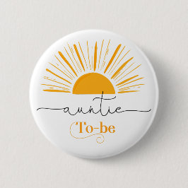 Bóton Redondo 5.08cm Botão de tia sol minimalista para abelha