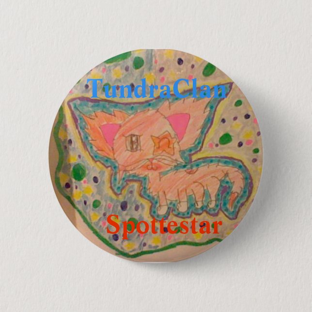 Bóton Redondo 5.08cm Botão de TundraClan (Frente)