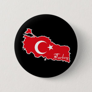 Bóton Redondo 5.08cm Botão de Turquia