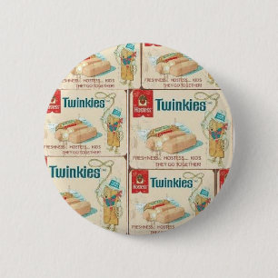 Bóton Redondo 5.08cm Botão de Twinkies