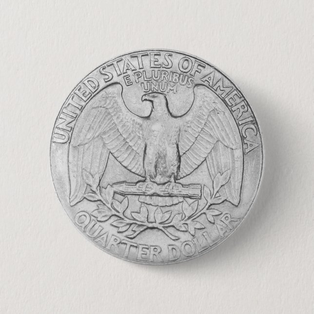 Bóton Redondo 5.08cm Botão de um quarto (Frente)