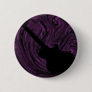 Bóton Redondo 5.08cm Botão de Violão, Roxo, abstrato