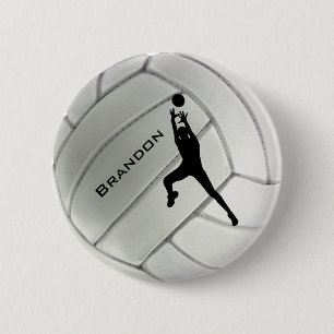 Bóton Redondo 5.08cm Botão de Voleibol