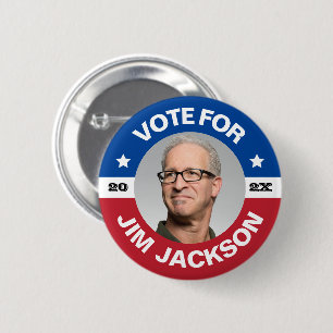 Bóton Redondo 5.08cm Botão de Voto Personalizado para Candidato com Fot