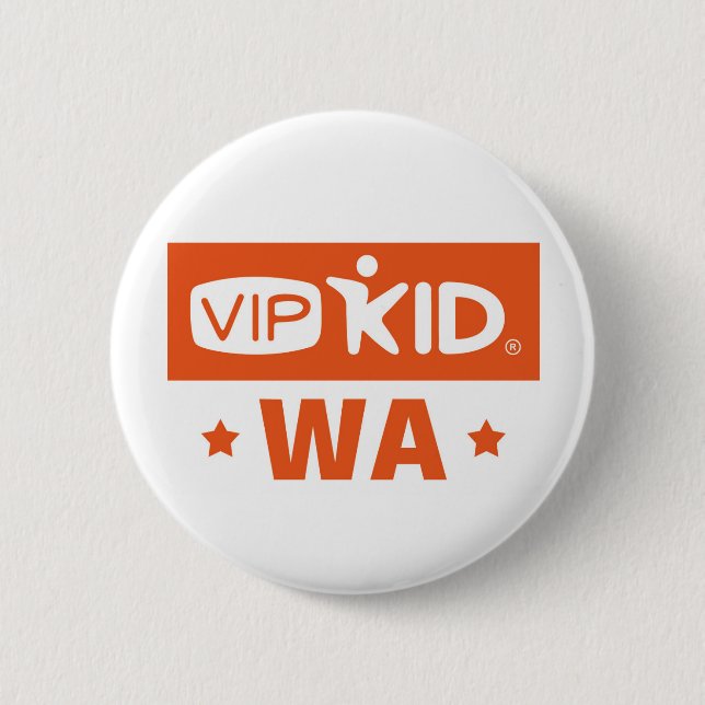 Bóton Redondo 5.08cm Botão de Washington VIPKID (Frente)