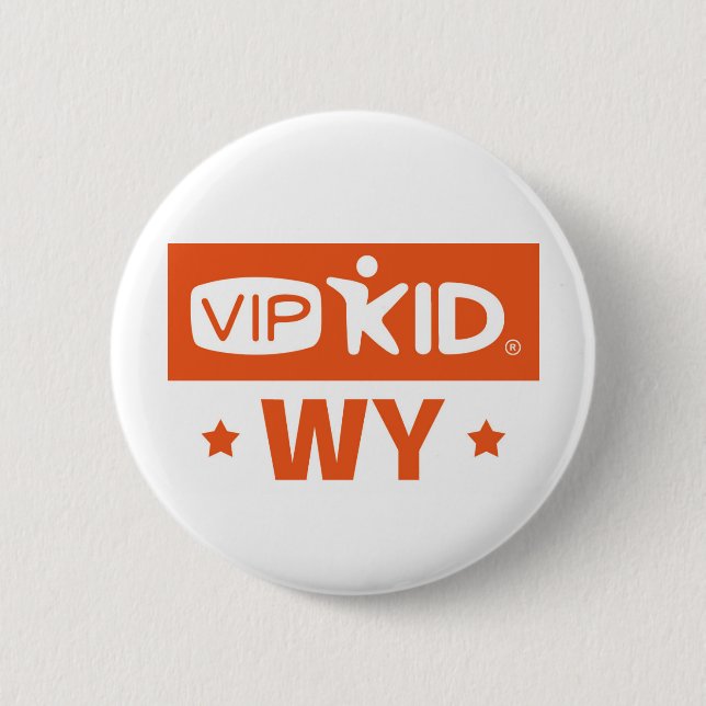 Bóton Redondo 5.08cm Botão de Wyoming VIPKID (Frente)