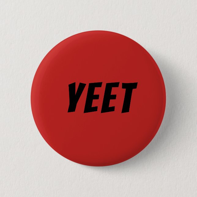 Bóton Redondo 5.08cm Botão de Yeet Meme (Frente)