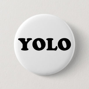 Bóton Redondo 5.08cm Botão de YOLO