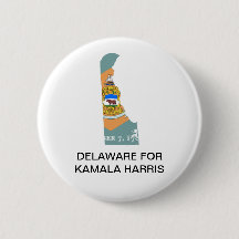 Botão DELAWARE para Kamala Harris 2024