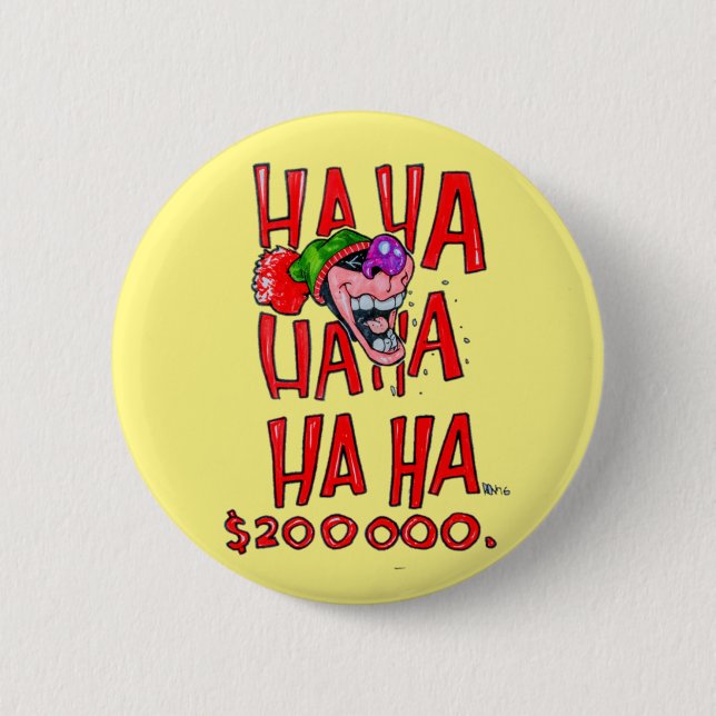 Bóton Redondo 5.08cm Botão Dinheiro (Frente)