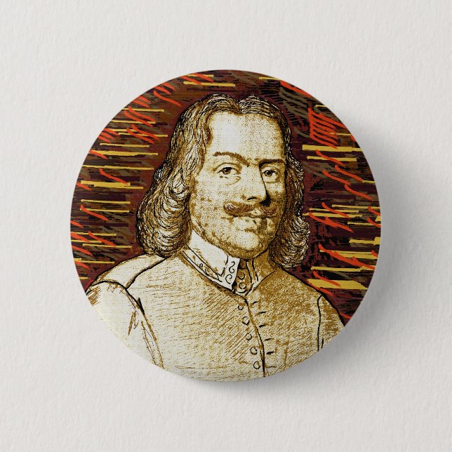 Bóton Redondo 5.08cm Botão do Bunyan de John (Frente)