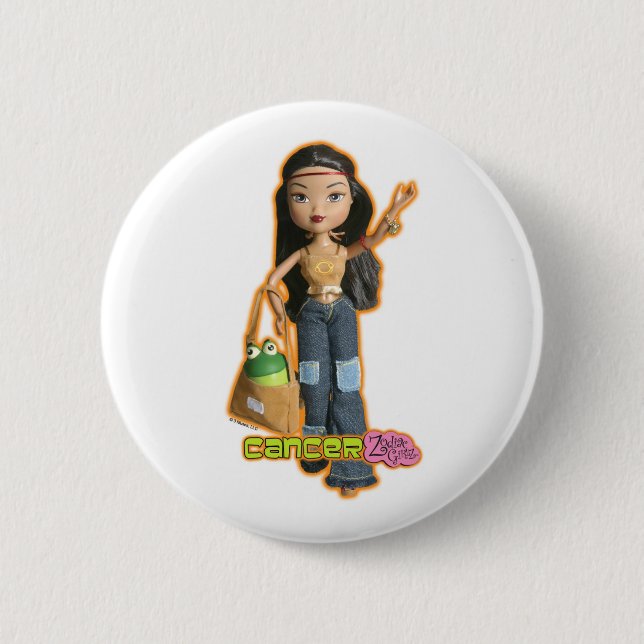Bóton Redondo 5.08cm Botão do cancer (Frente)