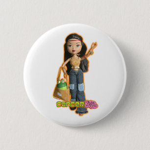 Bóton Redondo 5.08cm Botão do cancer