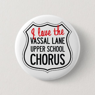 Bóton Redondo 5.08cm Botão do coro de VLUS