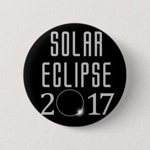 Bóton Redondo 5.08cm Botão do eclipse solar 2017