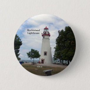 Bóton Redondo 5.08cm Botão do farol de Marblehead