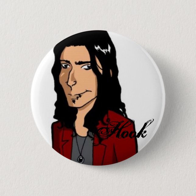 Bóton Redondo 5.08cm Botão do gancho (Frente)