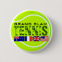 Botão do grand slam do tênis
