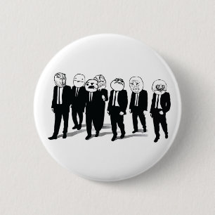 Bóton Redondo 5.08cm Botão do grupo da raiva