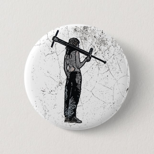 Bóton Redondo 5.08cm Botão do guerreiro de Pogo (Frente)