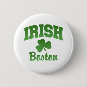 Bóton Redondo 5.08cm Botão do irlandês de Boston