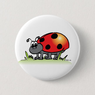 Bóton Redondo 5.08cm Botão do joaninha
