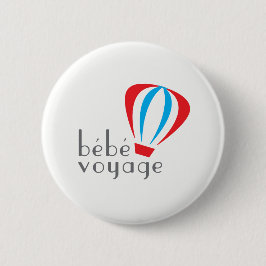 Bóton Redondo 5.08cm Botão do logotipo da viagem de Bebe