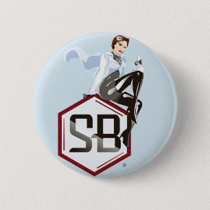 Bóton Redondo 5.08cm Botão do logotipo de SciBabe