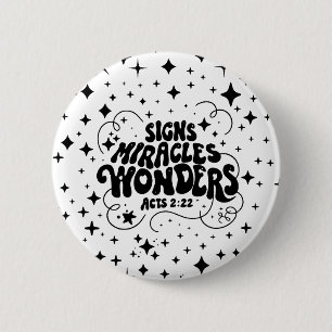 Bóton Redondo 5.08cm Botão do Milagre