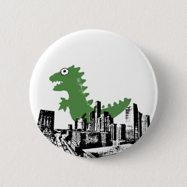 Bóton Redondo 5.08cm Botão do monstro (Frente)