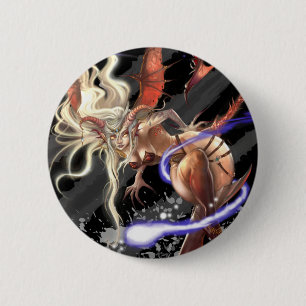 Bóton Redondo 5.08cm Botão do monstro - sedução do súcubo