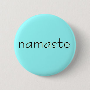 Bóton Redondo 5.08cm botão do namaste