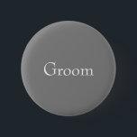 Bóton Redondo 5.08cm Botão do noivo das cinzas<br><div class="desc">Às vezes nós apenas queremos uma cinza agradável expressar como nós sentimos ou permanecer ponto morto do género na nossa doação do presente. É uma cor agradável que obtenha um rap mau. Deixe-nos mudar a maneira que o mundo olha cinzas junto.</div>