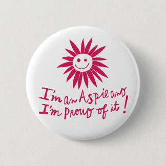 Bóton Redondo 5.08cm Botão do orgulho de Aspie