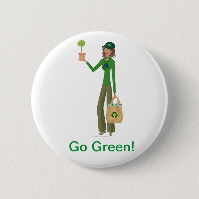 Bóton Redondo 5.08cm Botão do padrão de DHG (Frente)