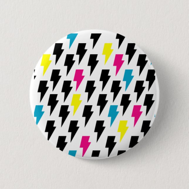 Bóton Redondo 5.08cm Botão do parafuso de relâmpago (Frente)