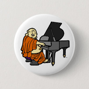 Bóton Redondo 5.08cm Botão do piano de Buddha