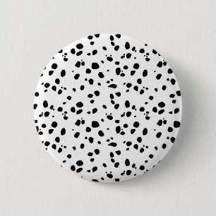 Bóton Redondo 5.08cm Botão do Pin do cão de Dalmation