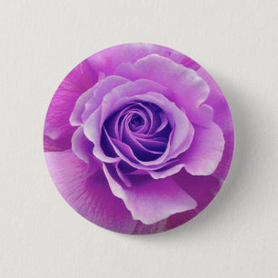 Bóton Redondo 5.08cm Botão do rosa do roxo