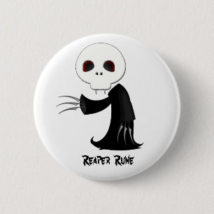 Bóton Redondo 5.08cm Botão do Rune da ceifeira