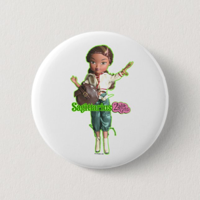 Bóton Redondo 5.08cm Botão do Sagitário (Frente)