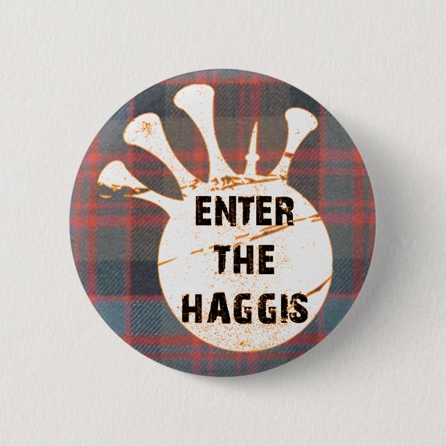 BÓTON REDONDO 5.08CM BOTÃO DO TARTAN DE MACDONALD (Frente)