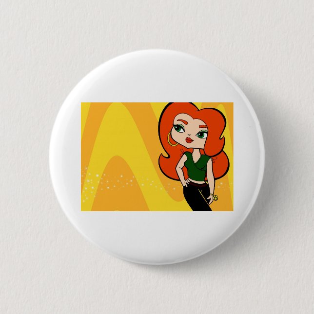 Bóton Redondo 5.08cm Botão do Taurus (Frente)