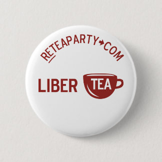 Bóton Redondo 5.08cm Botão do tea party de Libertea da liberdade