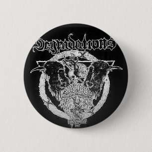 Bóton Redondo 5.08cm Botão dos Degradação-Espantalhos