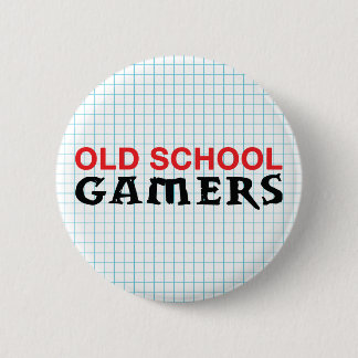 Bóton Redondo 5.08cm Botão dos Gamers da velha escola