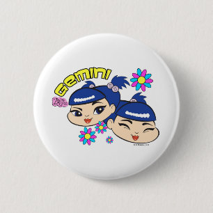 Bóton Redondo 5.08cm Botão dos Gêmeos