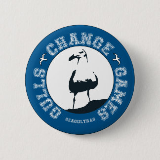 Bóton Redondo 5.08cm Botão dos jogos da mudança das gaivota