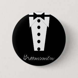 Bóton Redondo 5.08cm Botão dos padrinhos de casamento